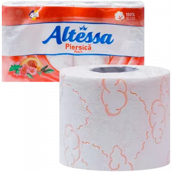ALTESSA PIERSICA HARTIE IGIENICA 3 STR. 10 ROLE/SET
