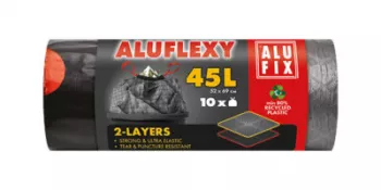 ALUFIX SACI 45LT 10BUC LDPE 52X69CM NEGRU FLEXY MSZ45ALUFLEXYUNI