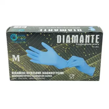 DIAMANTE MANUSI NITRIL  ALBASTRE 100/ SET M