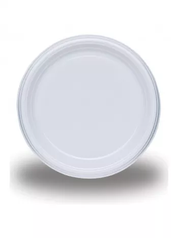 FARFURII PLASTIC PLATE 21 CM 50 BUC