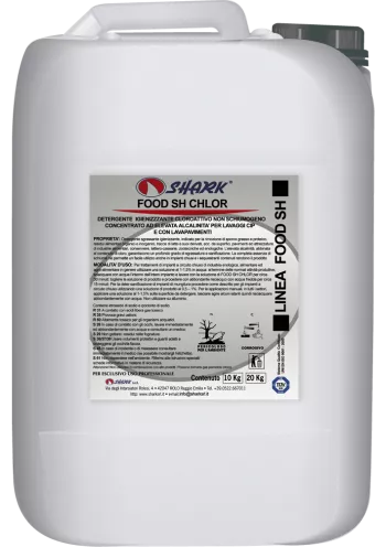 FOOD SH CLOR 10KG DETERGENT IGIENIZANT PE BAZA DE CLOR SHARK