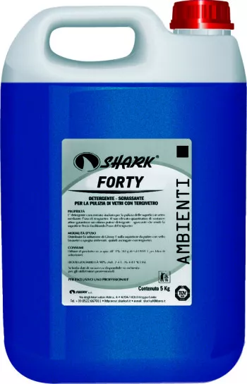 FORTY KG 5 DETERGENT PT PARDOSELI CU EFECT STRALUCITOR SHARK