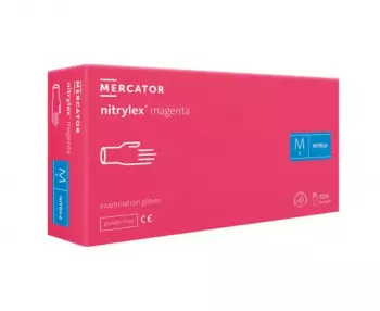 MERCATOR MANUSI NITRYLEX MAGENTA 100 BUC/SET M