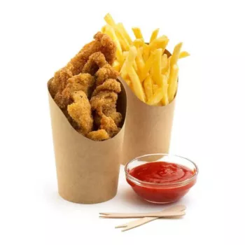 PAHAR CARTON PENTRU WRAP MARE 55 BUC / SET