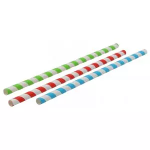 PAIE HARTIE COLOR JUMBO 230X8MM  250/SET