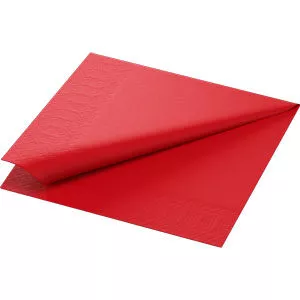 SERVETELE PROFESIONALE 33x33 2 STR ROSU 250 SET