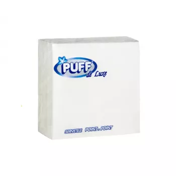 SERVETELE PUFF EIGHT FOLD 2 STR 33X33 ALB 140 BUC