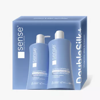 SET CADOU DOUBLESILK+ MAGNOLIE ALBA SI CASMIR 2X330 ML
