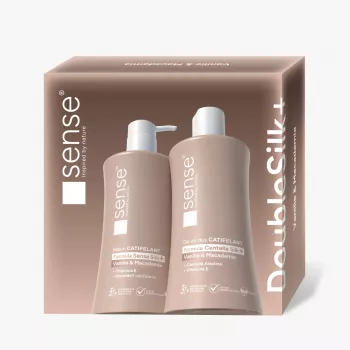 SET CADOU DOUBLESILK+ VANILIE SI MACADAMIA 2X330 ML