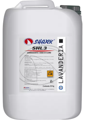 SHL 3 INALBITOR PE BAZA DE CLOR CU EFECT DEZINFECTANT 25 KG SHARK