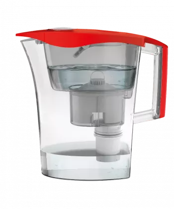 Cana filtranta de apa Laica Germ Stop Predator, 3 litri, rosu