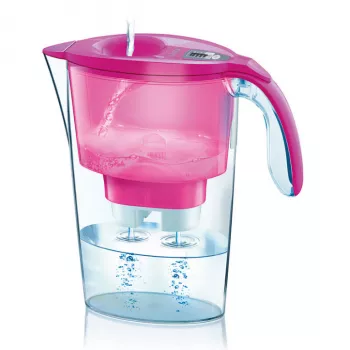 Cana filtranta de apa Laica Stream Fuchsia, 2.3 litri