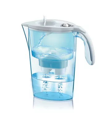 Cana filtranta de apa Laica Stream Mechanical Alb, 2.3 litri