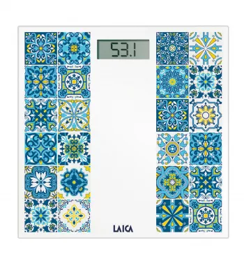 Cantar electronic Laica PS1083, 180 kg, albastru, incarcare USB