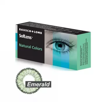 Imagine produs: Soflens Natural Colors Emerald fara dioptrie 2 lentile/cutie