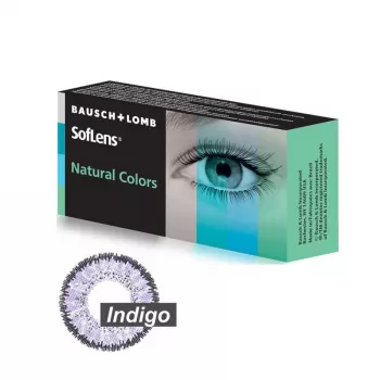 Imagine produs: Soflens Natural Colors Indigo fara dioptrie 2 lentile/cutie