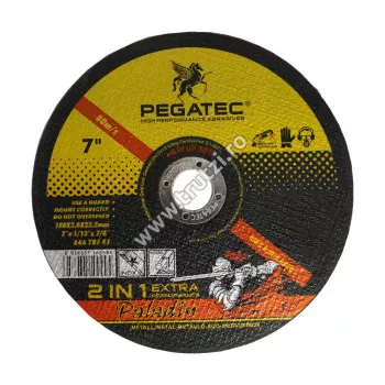 Discuri și freze - 9621820 DISC ABRAZIV DEBITARE METAL 180X2.0X22.0MM PEGATEC, trutzi.ro