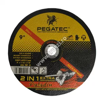 Discuri și freze - 9623016 DISC ABRAZIV DEBITARE METAL 230X1.6X22.2MM PEGATEC, trutzi.ro