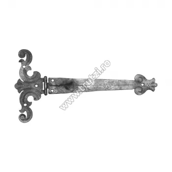 Balamale ornamentale  - 68046 BALAMA ORNAMENTALA DIN TABLA AMBUTISATA H 215MM, L 420MM, trutzi.ro