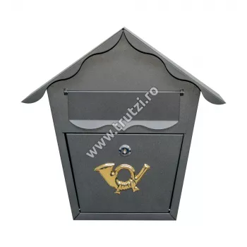 Cutii poștale - 65255 CUTIE POSTALA NEGRU H 370MM, L 370MM, ADANCIME 100MM, trutzi.ro