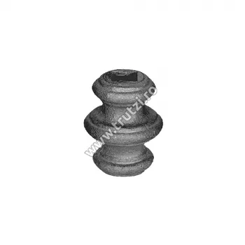 Elemente de mijloc turnate - 4100801 ELEMENT DE MIJLOC TURNAT GAURA 16X16MM, H 51MM, L 40MM, trutzi.ro