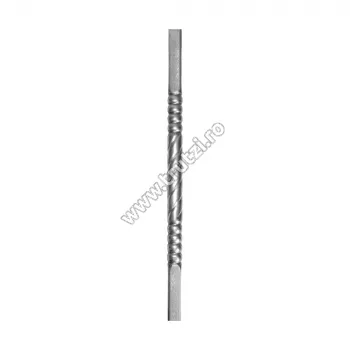 22804 MONTANT DIN TEAVA SECT. 40X40X1.0MM, H 1000MM