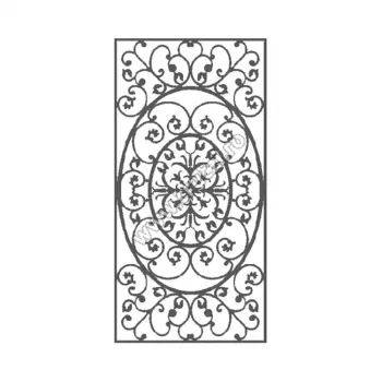 Elemente decorative din tablă decupată - 54110 PANOU DECORATIV DIN TABLA DECUPATA H 1600MM, L 800MM, GR. 3MM, trutzi.ro