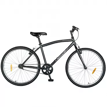 Bicicleta CITY 26" CARPAT Modern C2691A, frana V-Brake, culoare negru/gri