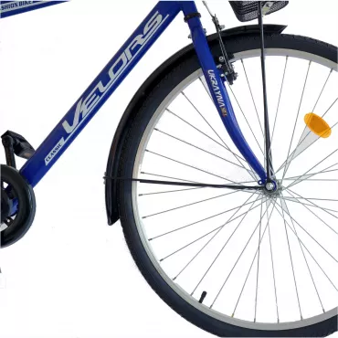 Bicicleta CITY 28" VELORS  V2893B, culoare albastru / alb
