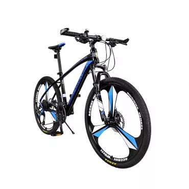 Bicicleta MTB-HT Forever F26R1B, roata 26", cadru aluminiu, 27 viteze, culoare negru/albastru