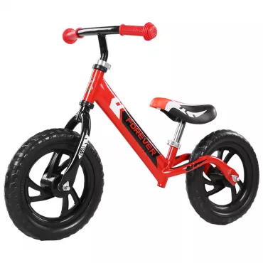 Bicicleta fara pedale (pedagogica) Forever Balance Bike, scaun reglabil, Rosu