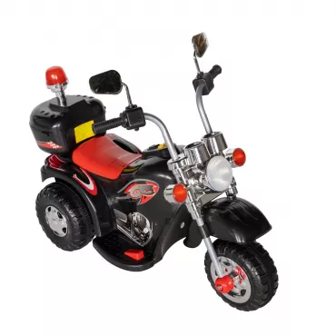 Motocicleta electrica copii cu acumulator, muzica si lumini, culoare negru