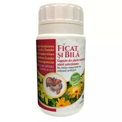Capsule pentru Ficat și Bilă 90 capsule