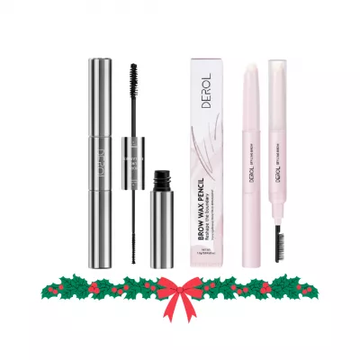 Set Mascara 2‑în‑1 + Ceară sprâncene
