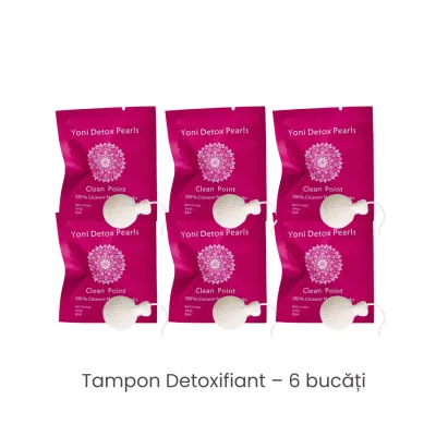 Tampon Intim Detoxifiant – 6 bucăți