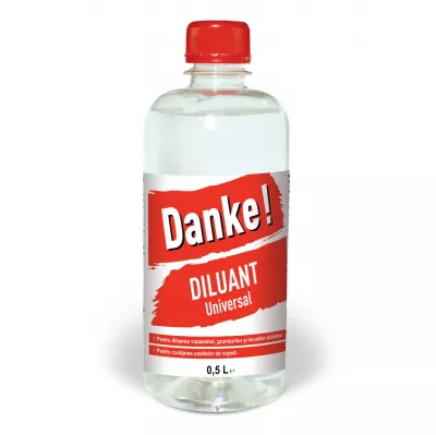 Diluant pentru vopsea si lac alchidic, Danke Universal, 0.5 L