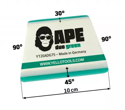 Y.T.20ADG75 APE DuoGreen Racleta pentru aplicare PPF in forma trapez