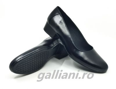 hatred Periodic cartridge Pantofi balerini negri dama-piele naturala-fabricat in Romania incaltaminte  din piele