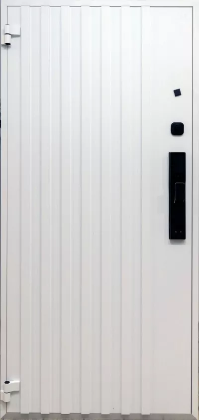 USI PREMIUM THERMO - Usa exterior aluminiu , gri /alb , sistem SMART izolatie termica 0.6W/mpK , izolatie fonica 45 dB , rezistenta apa , soare , vant certificata , 960x2050 mm,stanga 1, totuldespreusi.ro