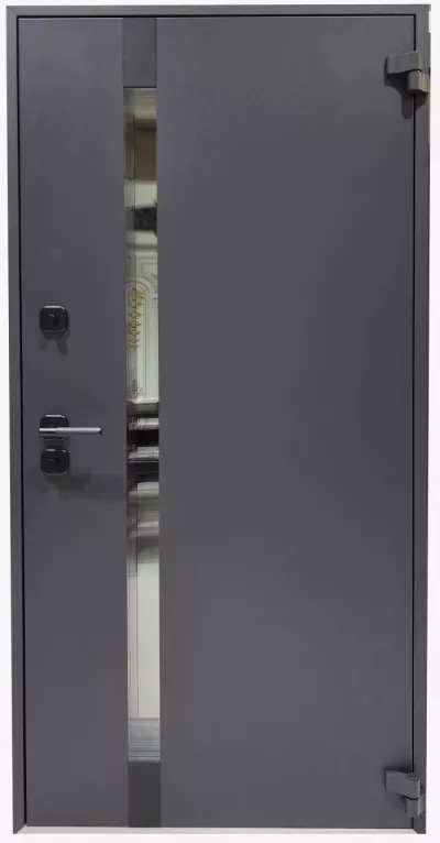 COLECTIA BOSTON - Usa exterior aluminiu , gri antracit  , izolatie termica 0.6W/mpK , izolatie fonica 45 dB , rezistenta apa , soare , vant certificata , 960x2050 mm,dreapta, totuldespreusi.ro