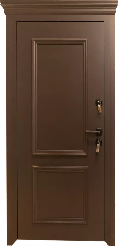 Usa exterior aluminiu , maro , izolatie termica 0.6W/mpK , izolatie fonica 45 dB , rezistenta apa , soare , vant certificata , 960x2050 mm,dreapta