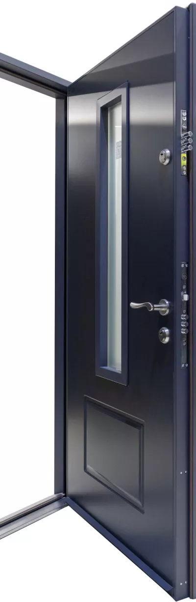 Usa exterior casa , Maco Nobila , culoare gri antracit , 980x2050 mm , coeficient de transfer tremic 0,78 w/mpk , deschidere interioara dreapta