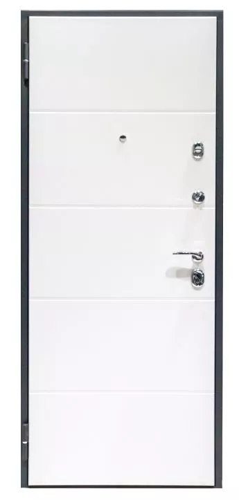 USI STEELLINE - Usa metalica intrare in apartament Defender , clasa 4 antiefractie , izolatie fonica 38 decibeli , culoare gri antracit exterior alb interior , 860x2020 mm , deschidere stanga  1, totuldespreusi.ro