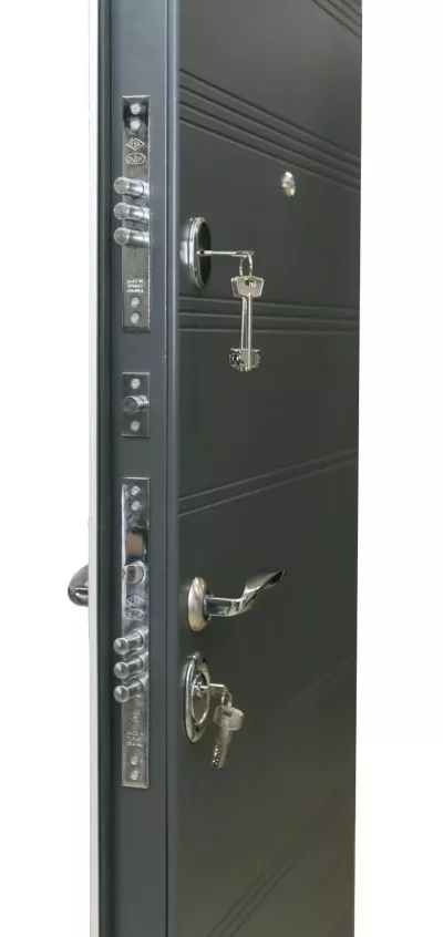 USI STEELLINE - Usa metalica intrare in apartament Kleo , clasa 4 antiefractie , izolatie fonica 42 decibeli , culoare gri antracit , 860x2020 mm , deschidere stanga  1, totuldespreusi.ro