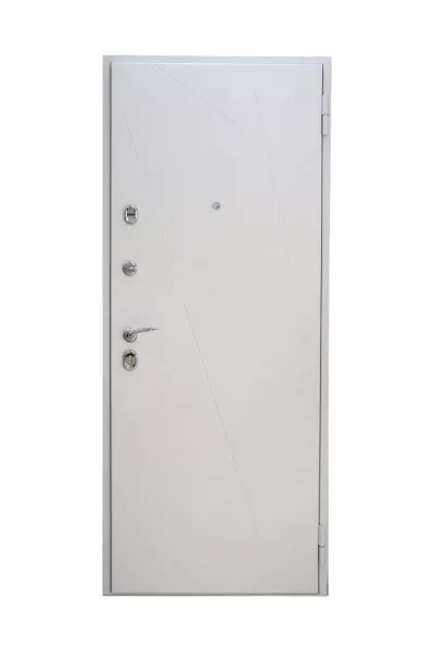 Usa metalica intrare in apartament Metro , clasa 4 antiefractie , izolatie fonica 42 decibeli , culoare alb , 860x2020 mm , deschidere stanga  1