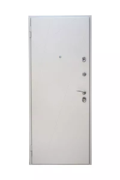 USI STEELLINE - Usa metalica intrare in apartament Metro , clasa 4 antiefractie , izolatie fonica 42 decibeli , culoare alb , 860x2020 mm , deschidere stanga  1, totuldespreusi.ro