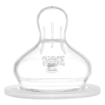 Biberon cu gat larg Unisex PP 260 ml, tetina silicon ortodontica, debit mediu,0+ luni, nip 35040