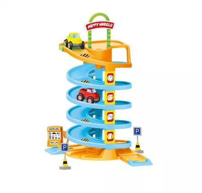 Joc de constructie - Circuit masinute (38 piese)