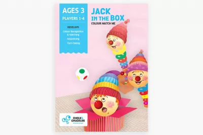 Joc de potrivire - Jack in the box - Chalk and Chuckles
