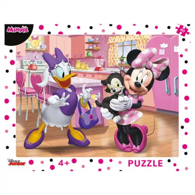 Puzzle cu rama - Minnie (40 piese) - Dino Toys
